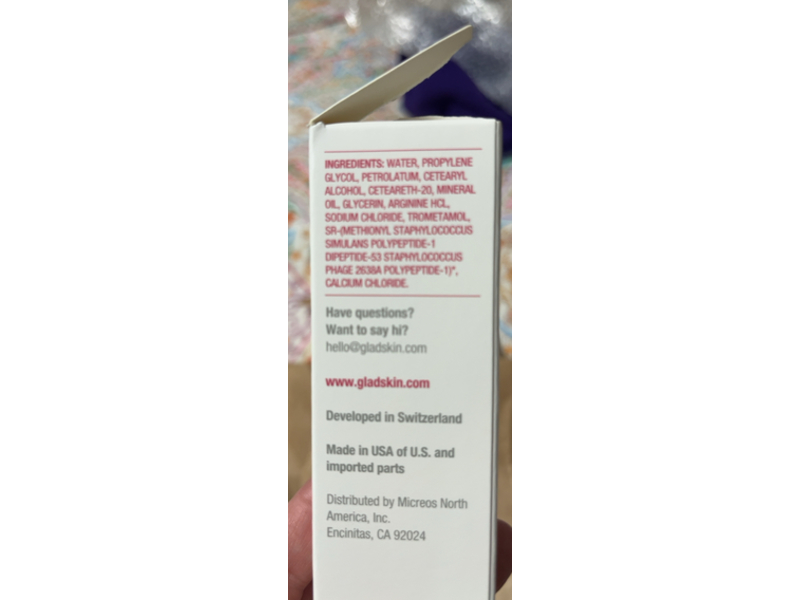 Glad Skin Redness Relief Cream, 1.69 fl oz/50 mL