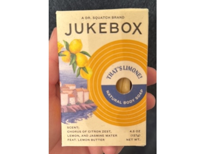 Jukebox That's Limonene! Natural Body Soap, 4.5 oz/127 g