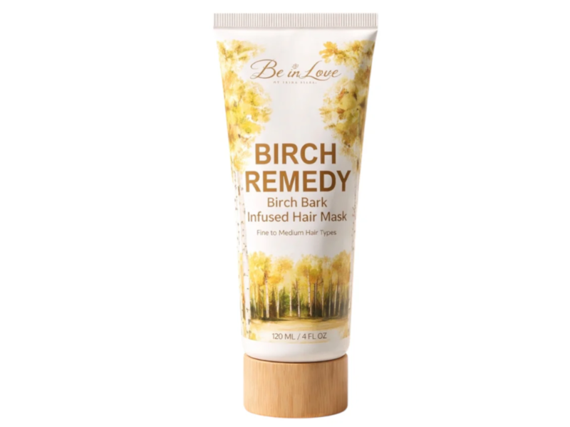 Be In Love Birch Remedy Birch Bark Infused Hair Mask, Fine to Medium Hair, 4 fl oz/120 mL