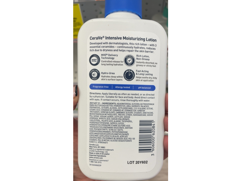CeraVe Intensive Moisturizing Lotion, 8 fl oz/237 mL