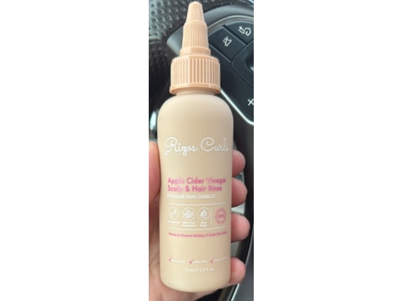 Rizos Curls Scalp & Hair Rinse, Apple Cider Vinegar, 2.5 fl oz/75 mL