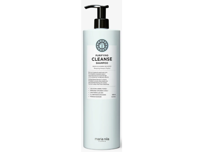 Maria Nila Purifying Cleanse Shampoo, 33.8 fl oz/1000 mL