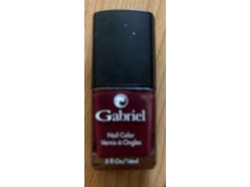 Gabriel Cosmetics Nail Polish, Sangria, 0.5 fl oz/14.8 mL
