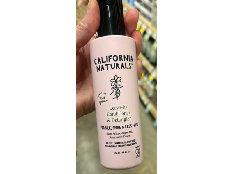 California Naturals Leave-In Conditioner & Detangler, 6 fl oz/188 mL