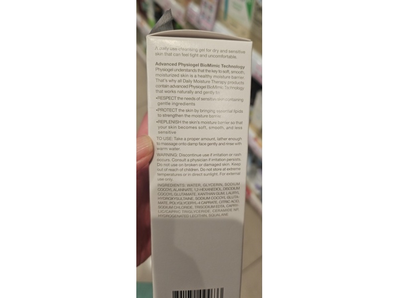 Physiogel Daily Moisture Therapy Facial Cleansing Gel, 5 fl oz/150 mL