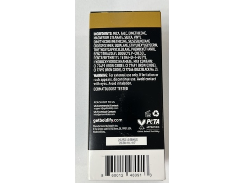 Boldify Hairline Powder Root & Thinning Cover-Up Powder, Medium Brown, 0.14 oz/4 g