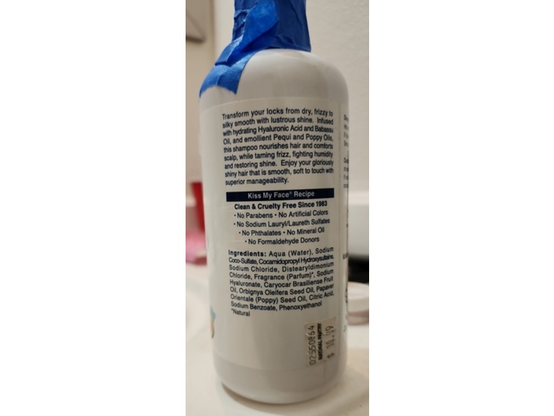 Kiss My Face Smooth & Glow Shampoo, 16 fl oz/473 mL