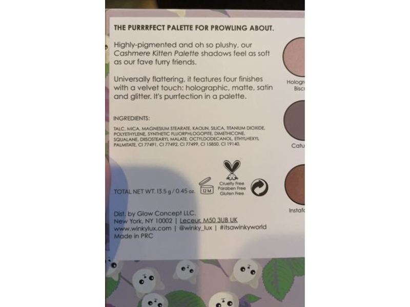 Winky Lux Eyeshadow Palette, Cashmere Kitten, 0.45 oz/13.5 g