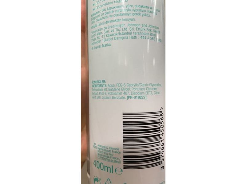 Neutrogena Skin Detox Triple Micellar Water, 400 ml