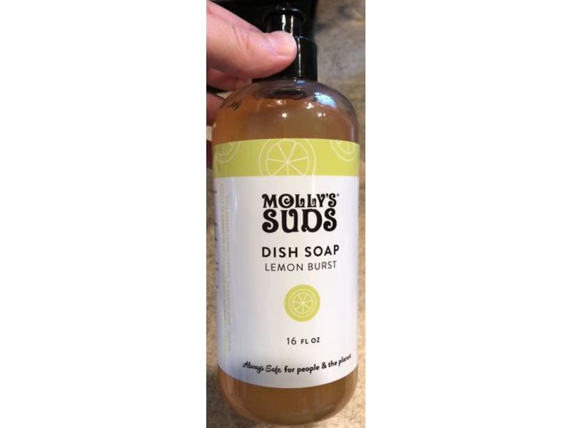 Molly's Suds Dish Soap, Lemon Burst, 16 fl oz