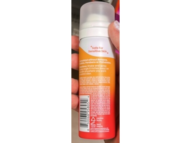 Lume Whole Body Deodorant Invisible Spray, Clean Tangerine, 1.0 oz