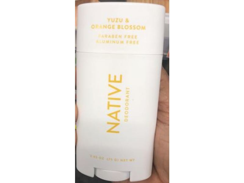 Native Deodorant, Yuzu & Orange Blossom, 2.65 oz/75 g