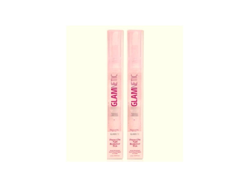 Glamnetic Press-On Nail Remover Pen, 0.1 fl oz/3 mL, Pack Of 2
