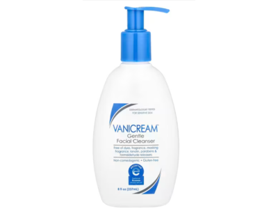 Vanicream Gentle Facial Cleanser, Sensitive Skin, 8 fl oz/237mL