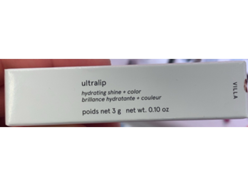 Glossier Ultralip Hydrating Shine + Color, Villa, 0.10 oz/3 g