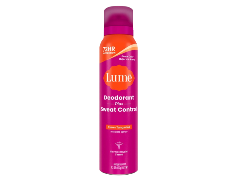Lume Deodorant + Sweat Control, Clean Tangerine, 4.3 oz/122 g