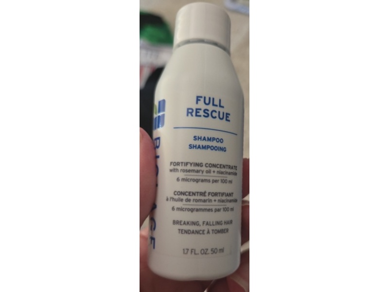 Bio Lage Full Rescue Shampoo, Rosemary Oil + Niacinamide, 1.7 fl oz/50 mL
