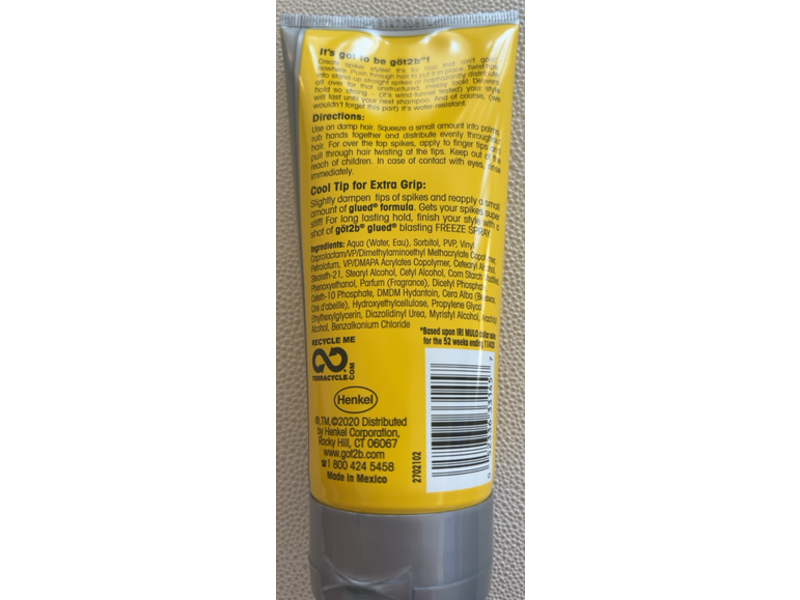 Schwarzkopf Got2b Glued Styling Spiking Glue, Screaming Hold, 6 oz/170 g