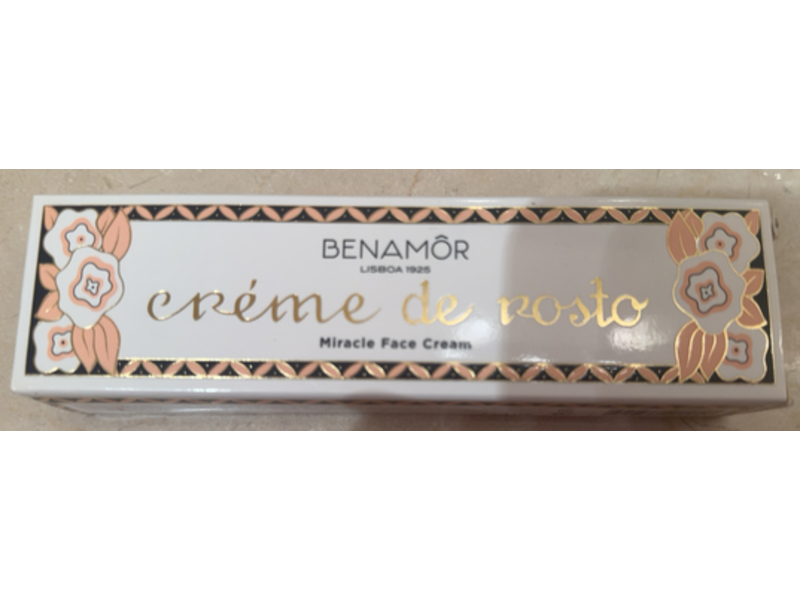 Benamor Creme De Rosto Miracle Face Cream, 1.69 fl oz/50 mL