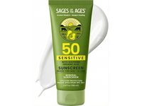 Sages Of The Ages Mineral Sunscreen, SPF 50, Aloe, 3.4 fl oz/100 mL - thumbnail 1