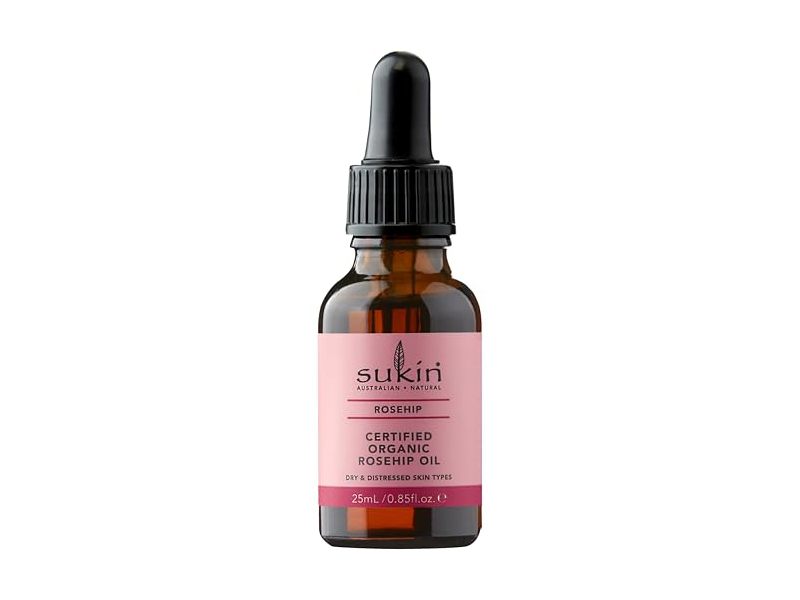 Sukin Certified Organic Rosehip Oil, 0.85 fl oz/25 mL