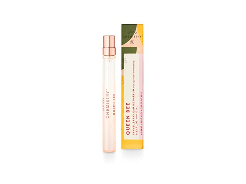 Good Chemistry Eau De Perfume Spray, Queen Bee, Black Currant, Peony + Amber, 0.33 fl oz/ 10 mL