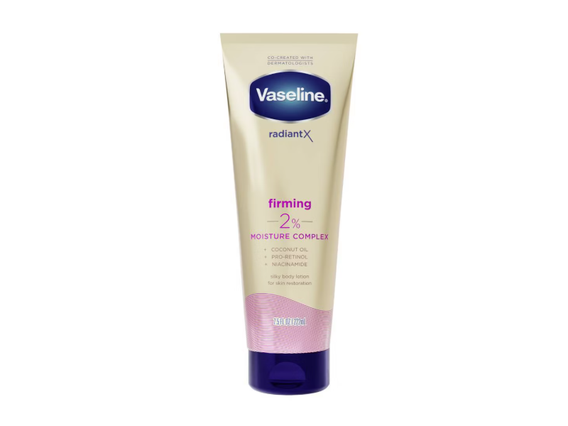 Vaseline Radiant X Firming Silky Body Lotion, 7.5 fl oz/222 mL