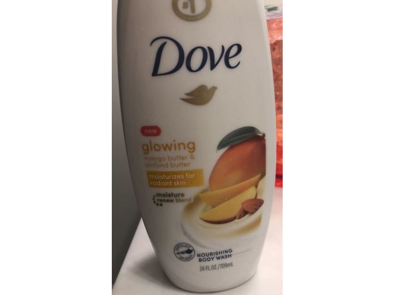 Dove Glowing Body Wash, Mango Butter & Almond Butter, 24 fl oz/709 mL