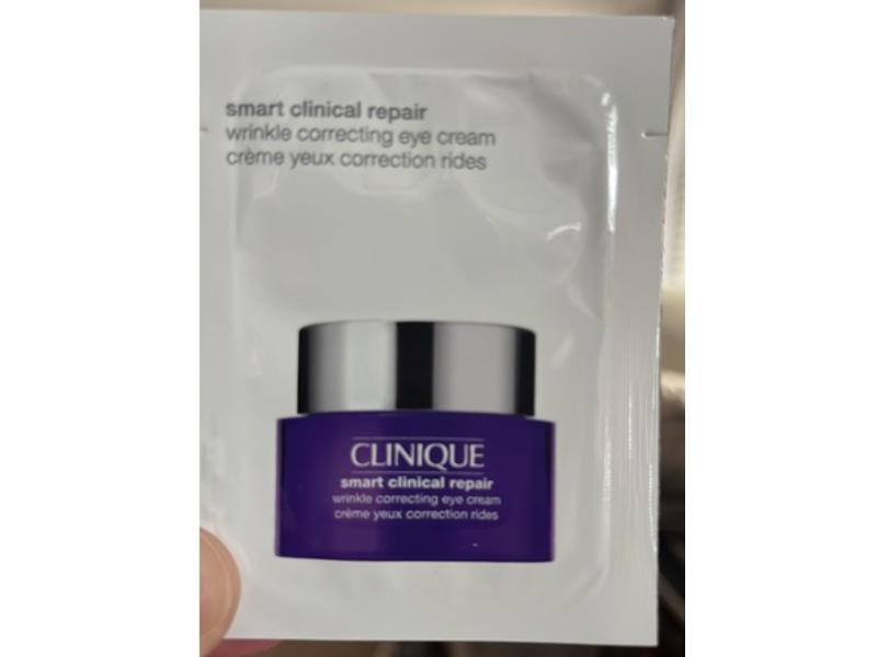 Clinique Smart Clinical Repair Wrinkle Correcting Eye Cream, 0.03 fl oz/1 mL
