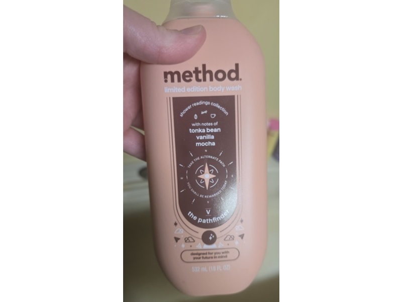 Method Body Wash, Tonka Bean Vanilla Mocha, 18 fl oz/532 mL