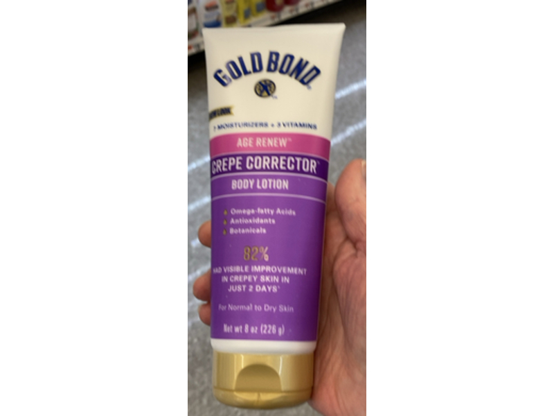 Gold Bond Age Renew Body Lotion, 8 oz/226 g