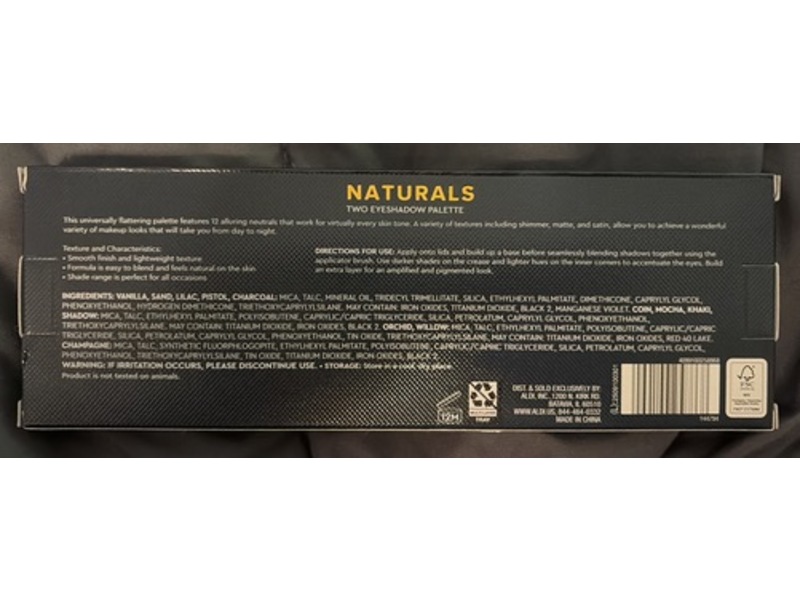 Lacura Naturals Two Eyeshadow Palette, 0.04 oz/1.08 g