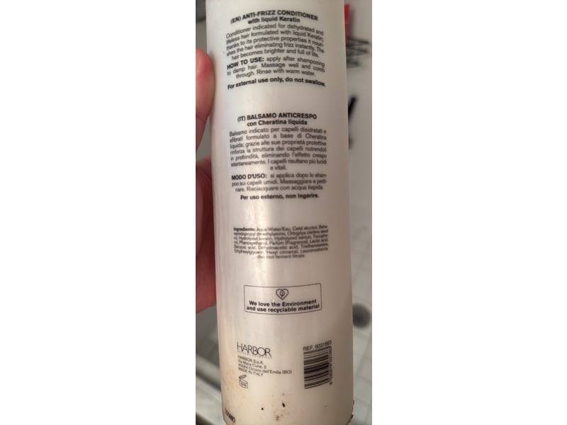 Harbor Keratn Anti-Frizz Conditioner, 33.8 fl oz/1000 mL