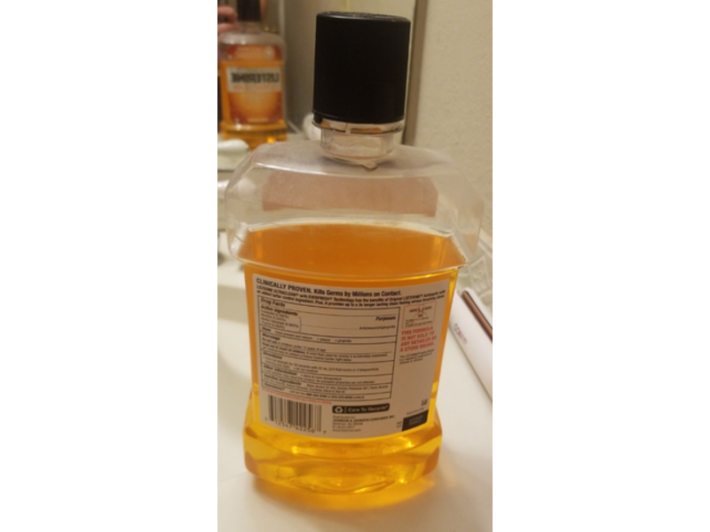 Listerine Ultraclean Antiseptic, Fresh Citrus, 50.7 fl oz/1.5 L, Pack Of 2