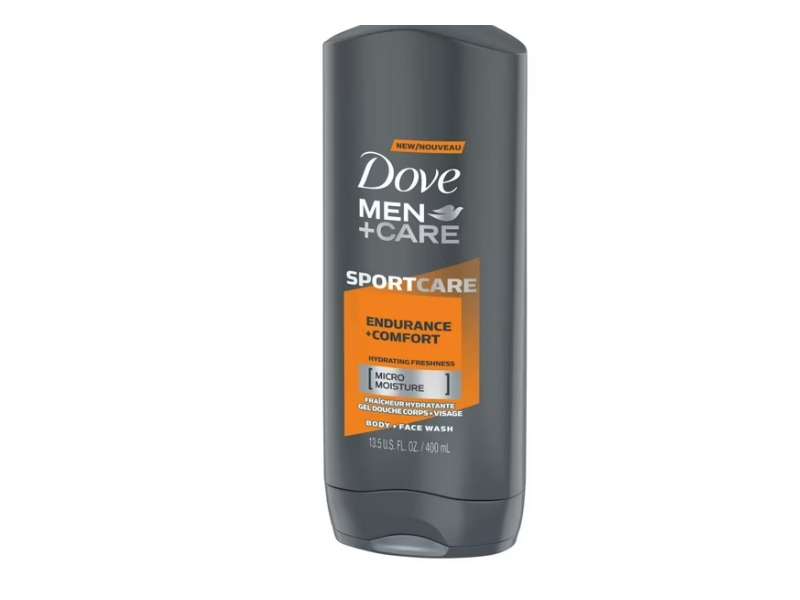 Dove Men+Care Endurance + Comfort Body + Face Wash, 13.5 fl oz/400 mL