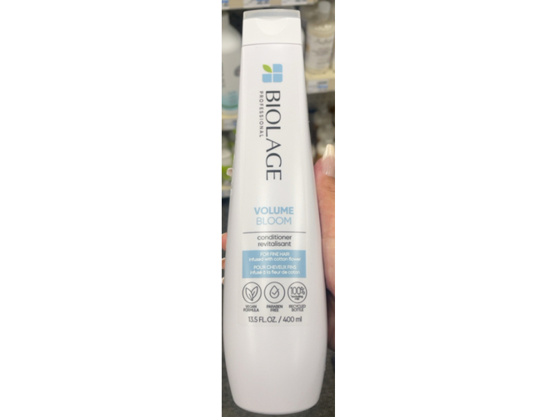 Biolage Volume Bloom Conditioner, Cotton Flower, 13.5 fl oz/400 mL
