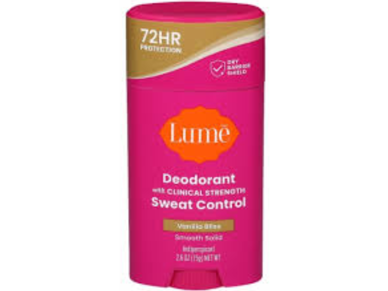 Lume Deodorant & Antiperspirants, Vanilla Bliss, 2.6 oz/75 g
