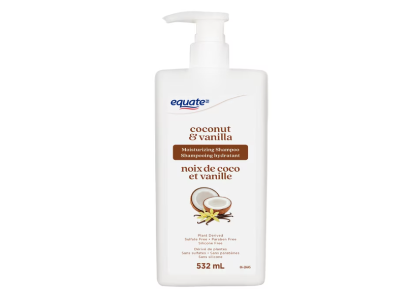 Equate Moisturizing Shampoo, Coconut & Vanilla, 532 mL