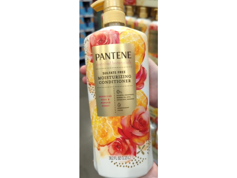 Pantene Moisturizing Conditioner, Moroccan Rose & Manuka Honey, 38.2 fl oz/1.13 L