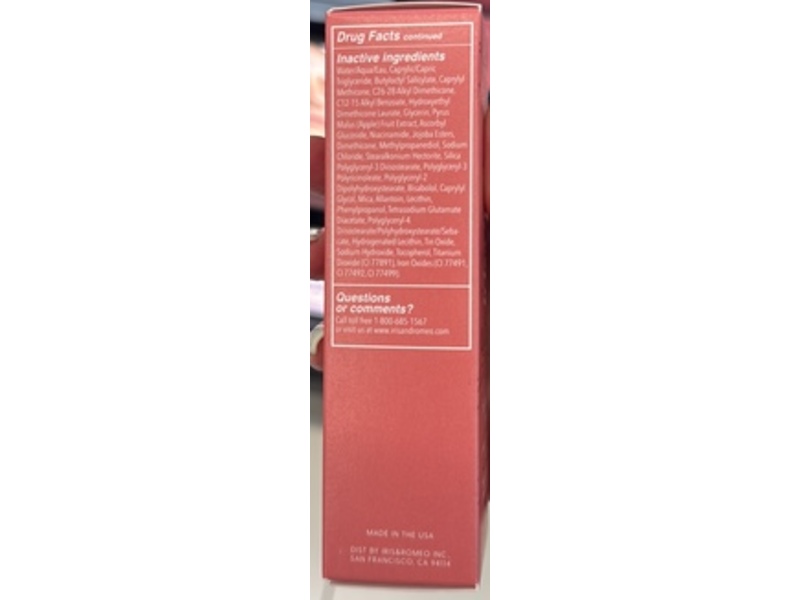 Iris&Romeo Weekend Skin Sunscreen, SPF 50, Warm Glow, 1.18 fl oz/35 mL