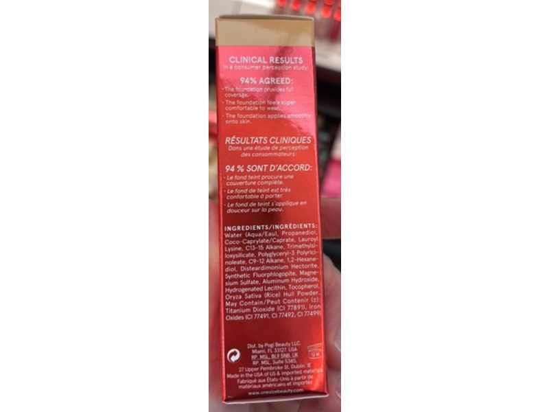 One Size Turn Up The Base Full Beat Liquid Foundation, Light 50 NR, 1 fl oz/30 mL