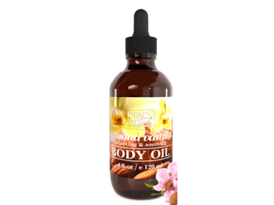 Dead Sea Collection Balancing + Soothing Body Oil, Almond & Vanilla, 4 fl oz/20 mL