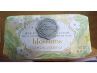 Secret Jewels Blossoms Luxury Bath Soap, Lemon Verbena, 8.8 oz/250 g - thumbnail 1