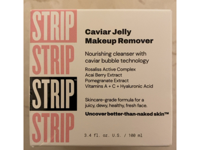 Strip Caviar Jelly Makeup Remover, 3.4 fl oz/100 mL