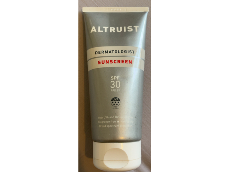 Altruist Sunscreen, SPF 30, 200 mL