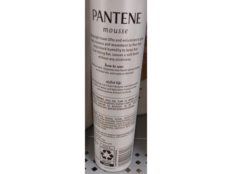 Pantene Pro V Volume & Body Mousse, 6.6 oz/187 g