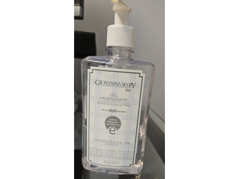 Giovanna Baby Sanitizing Gel, Blue, 500 mL