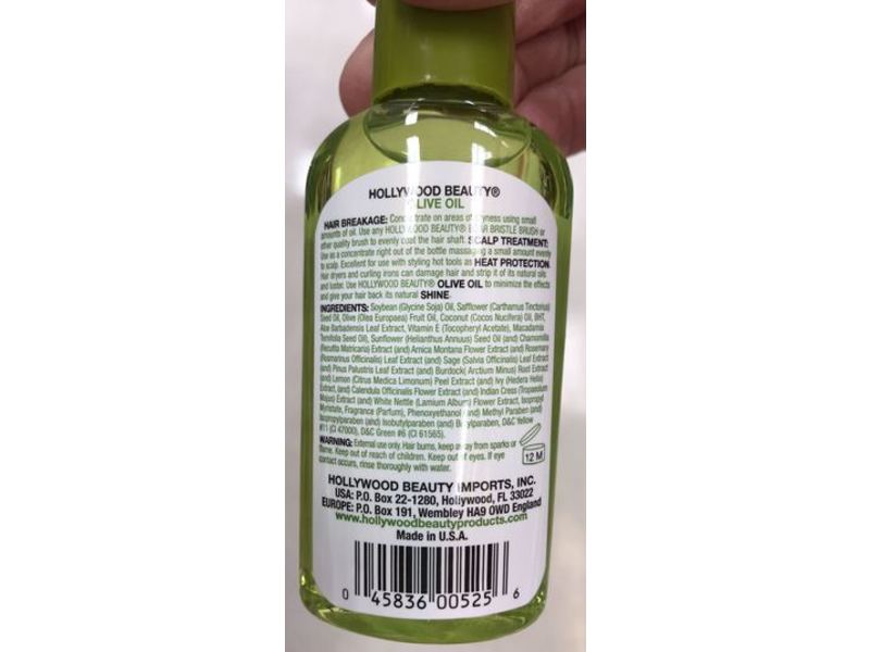Hollywood Beauty Scalp Treatment, Olive Oli, 2 fl oz/59.2 ml