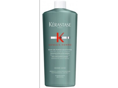 Kerastase Paris Daily Strength Bath Shampoo, Genesis Homme, 34 fl oz/1000 mL