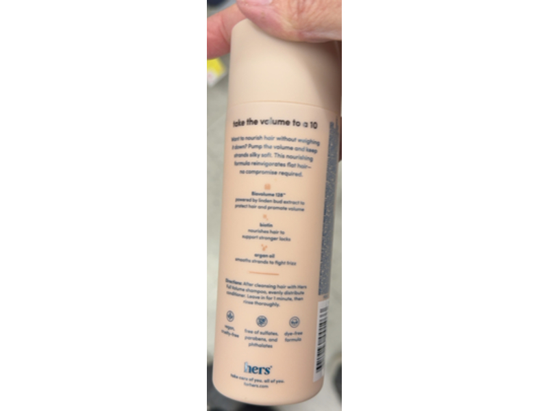 Hers Full Volumizing Conditioner, Coastal Cedar Citron Scent, 6.4 fl oz/190 mL, Pack Of 2